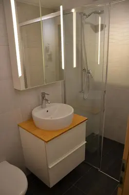 Ein Badezimmer in der Unterkunft Haus Samurai