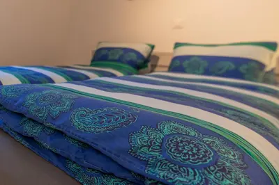 Ein Bett oder Betten in einem Zimmer der Unterkunft Chalet Ramona