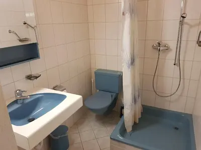 Ein Badezimmer in der Unterkunft Bärgecho