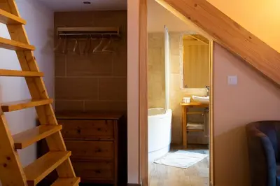 Ein Bett oder Betten in einem Zimmer der Unterkunft Aiguille de La Tza