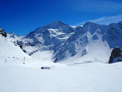 Aiguille de La Tza im Winter