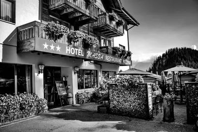 Das Gebäude in dem sich das Gasthaus befindet