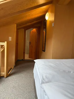 Ein Bett oder Betten in einem Zimmer der Unterkunft Chalet Annelis Apartments