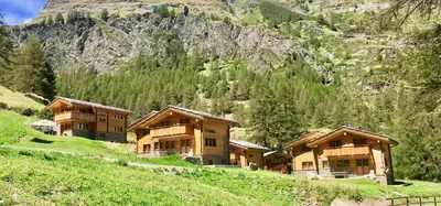 Naturlandschaft in der Nähe des Chalets