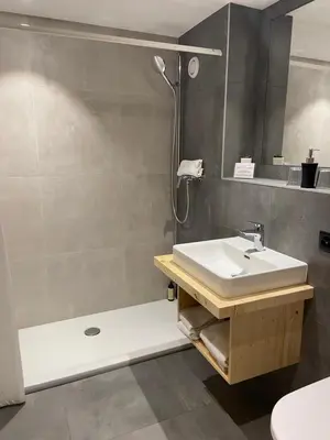 Ein Badezimmer in der Unterkunft Petit Paradis