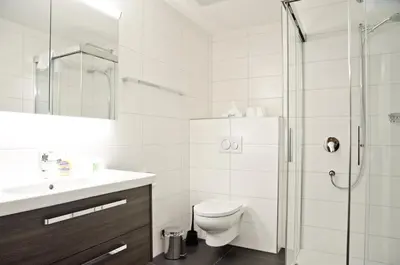 Ein Badezimmer in der Unterkunft Apartment Edelwyss - GRIWA RENT AG