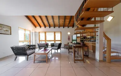 Ein Sitzbereich in der Unterkunft Relais Bayard
