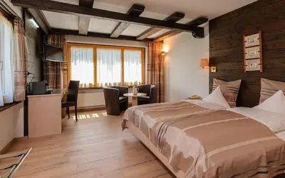 Ein Bett oder Betten in einem Zimmer der Unterkunft Relais Bayard