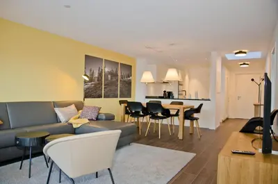 Ein Sitzbereich in der Unterkunft Apartment Arnika - GRIWA RENT AG