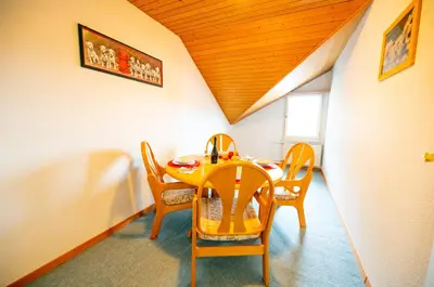 Ein Sitzbereich in der Unterkunft City Center Holiday Apartment