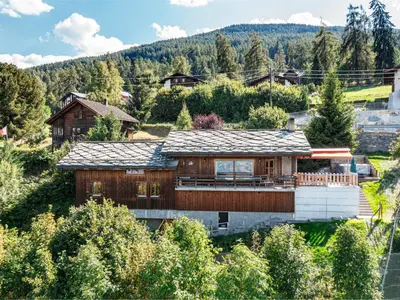 Naturlandschaft in der Nähe des Chalets