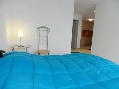 Ein Bett oder Betten in einem Zimmer der Unterkunft Apartment Schön-Egg by Interhome