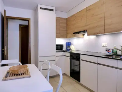 Küche/Küchenzeile in der Unterkunft Apartment Rehli by Interhome
