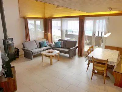 Ein Sitzbereich in der Unterkunft Apartment Rehli by Interhome