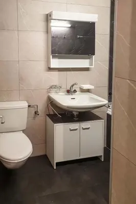 Ein Badezimmer in der Unterkunft Apartment Ringstrasse Apt 122 by Interhome