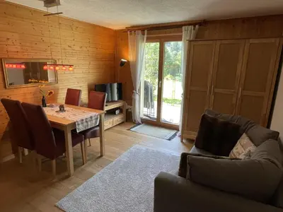 Ein Sitzbereich in der Unterkunft Apartment Sweda EG Süd by Interhome