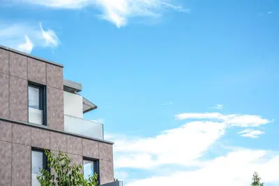 Das Gebäude in dem sich die Ferienwohnung befindet