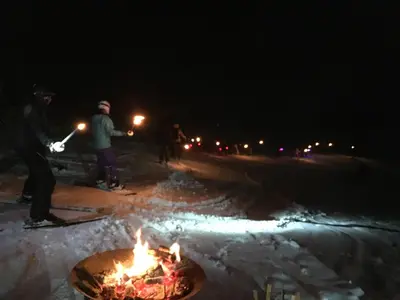 Restaurant Fleschboden im Winter