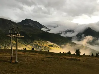 Naturlandschaft in der Nähe des Hostels