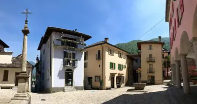Das Gebäude in dem sich die Ferienwohnung befindet