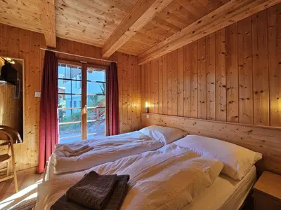 Ein Bett oder Betten in einem Zimmer der Unterkunft Chalet Flair