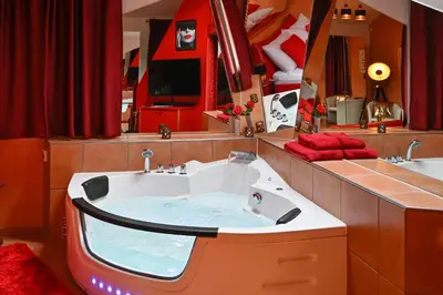 Ein Badezimmer in der Unterkunft Loveroom