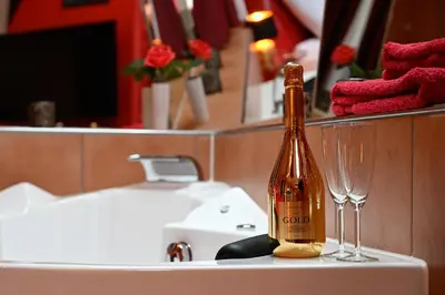 Getränke in der Unterkunft Loveroom