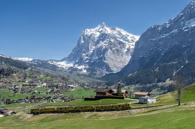 Naturlandschaft in der Nähe des Chalets