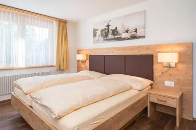 Ein Bett oder Betten in einem Zimmer der Unterkunft Ferienhaus Felicé