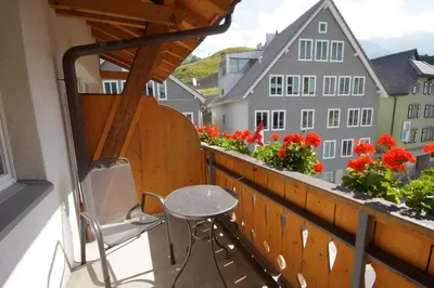 Ein Balkon oder eine Terrasse in der Unterkunft Alpenhotel Schlüssel