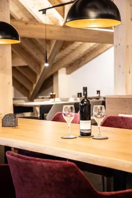 Getränke in der Unterkunft Alpenhotel Schlüssel