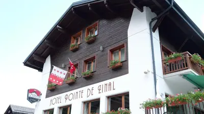Das Gebäude in dem sich das Hotel befindet