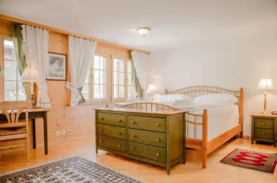 Ein Bett oder Betten in einem Zimmer der Unterkunft Apartment Saphir - GRIWA RENT AG