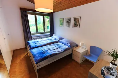 Ein Bett oder Betten in einem Zimmer der Unterkunft Villa delle Palme