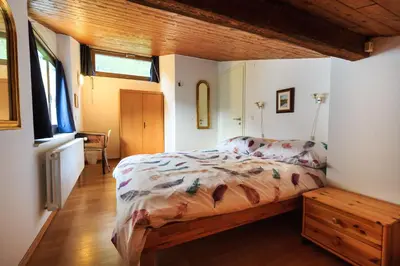 Ein Bett oder Betten in einem Zimmer der Unterkunft Villa delle Palme