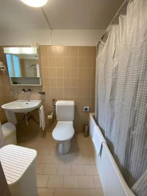 Ein Badezimmer in der Unterkunft Hotel Antico