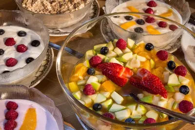 Essen im Hotel oder in der Nähe