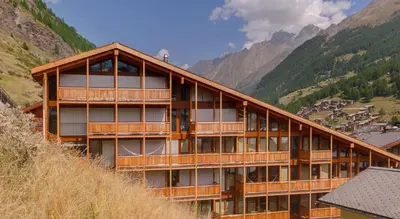 Ein allgemeiner Bergblick oder ein Berglick von der Ferienwohnung aus