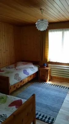 Ein Bett oder Betten in einem Zimmer der Unterkunft Chalet Bergmann