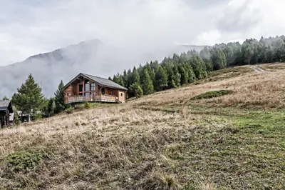 Naturlandschaft in der Nähe des Chalets