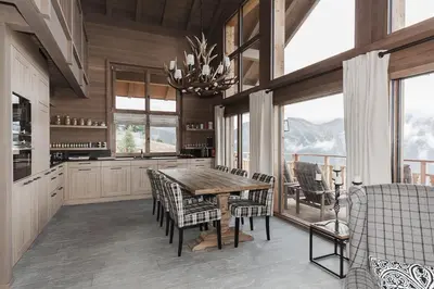 Küche/Küchenzeile in der Unterkunft Chalet Kristall