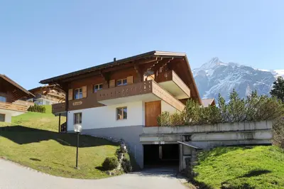 Ein allgemeiner Bergblick oder ein Berglick von der Ferienwohnung aus