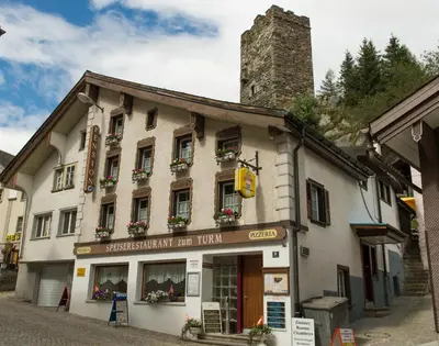 Das Gebäude in dem sich das Hostel befindet