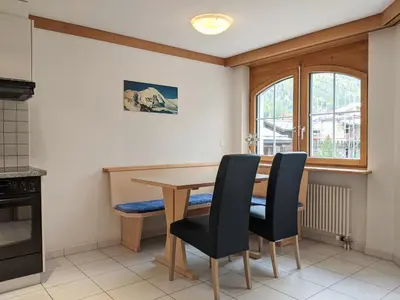 Ein Sitzbereich in der Unterkunft Bergfreude