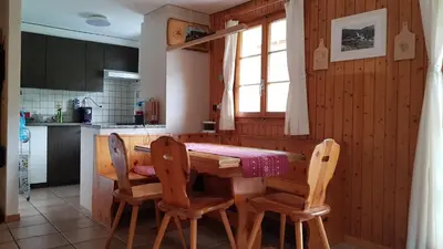 Küche/Küchenzeile in der Unterkunft Chalet Sonnenblick