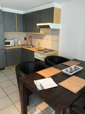Küche/Küchenzeile in der Unterkunft Studio Noyer C