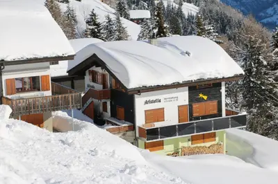 Haus-Aristella im Winter