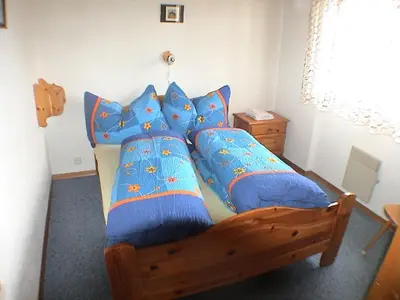 Ein Sitzbereich in der Unterkunft Haus-Aristella
