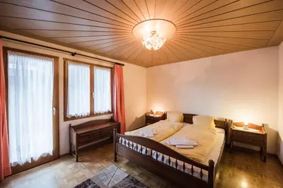 Ein Bett oder Betten in einem Zimmer der Unterkunft Chalet Fernblick - Panoramic view