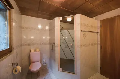 Ein Badezimmer in der Unterkunft Chalet Fernblick - Panoramic view